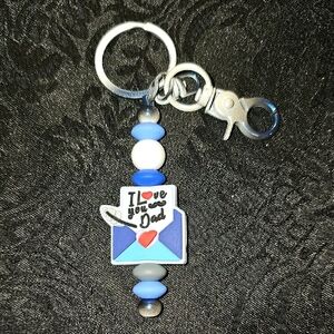Blue and White Key Holder